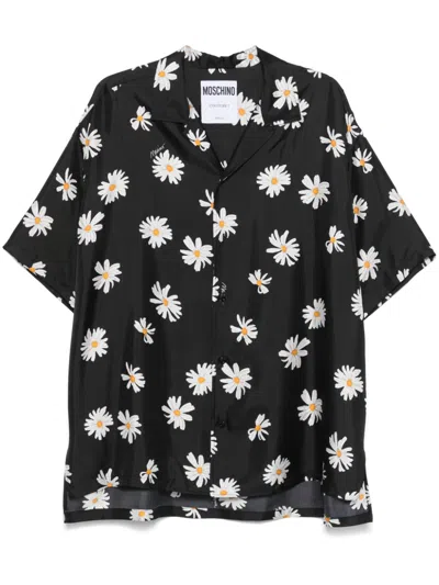 MOSCHINO FLORAL-PRINT SHIRT