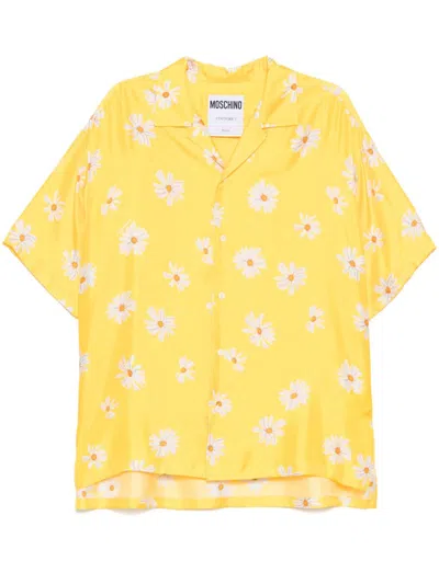 MOSCHINO FLORAL-PRINT SHIRT