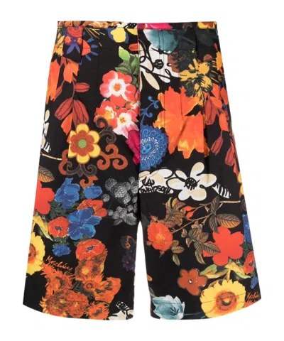MOSCHINO MOSCHINO FLORAL-PRINTED SHORTS