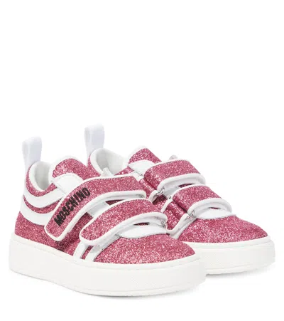 MOSCHINO GLITTER SNEAKERS