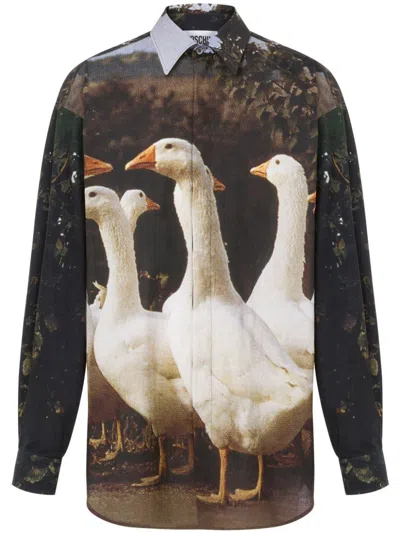 MOSCHINO GRAPHIC-PRINT SHIRT
