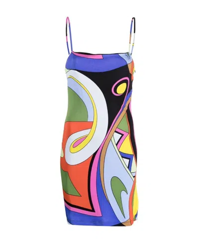 MOSCHINO GRAPHIC-PRINT SHORT DRESS