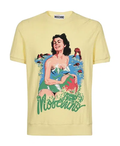 MOSCHINO GRAPHIC-PRINT SHORT-SLEEVED T-SHIRT