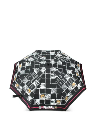 MOSCHINO GRAPHIC-PRINT UMBRELLA