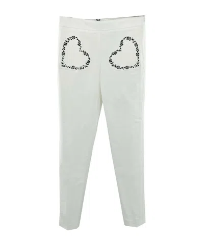 MOSCHINO HEART-SHAPED BAG CASUAL PANTS