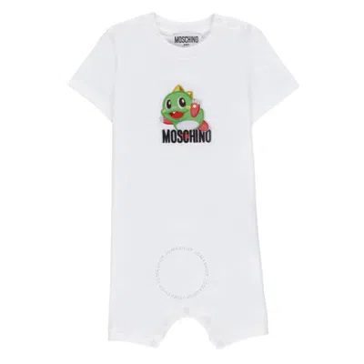 MOSCHINO MOSCHINO INFANT PUZZLE BOBBLE ONESIE