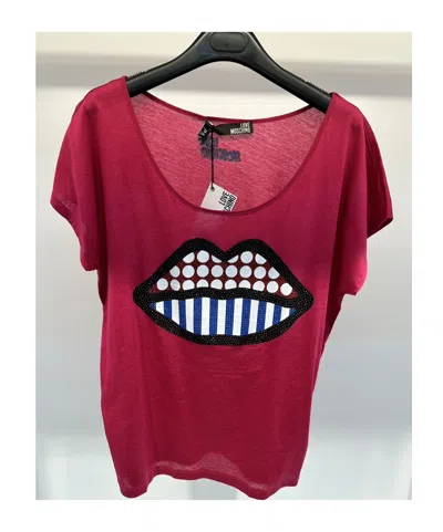 MOSCHINO ITEM O-NECK SHORT-SLEEVED T-SHIRT