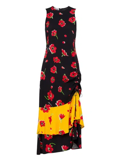 MOSCHINO FLORAL-PRINT DRESS