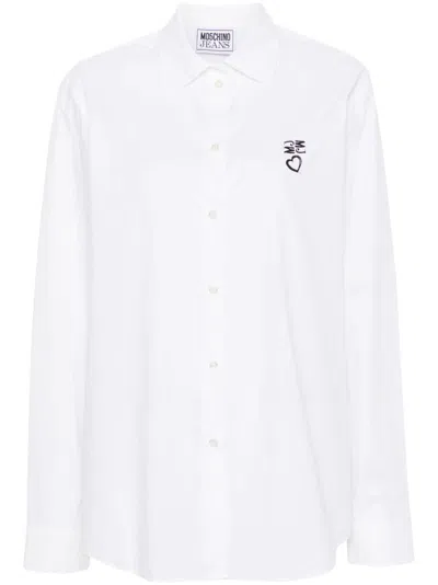 MOSCHINO LOGO-PRINT SHIRT
