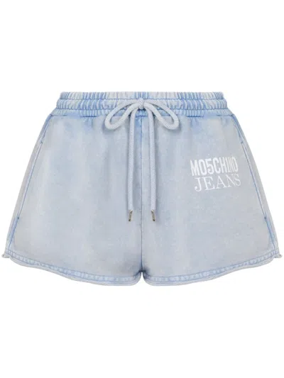 MOSCHINO LOGO-PRINT SHORTS