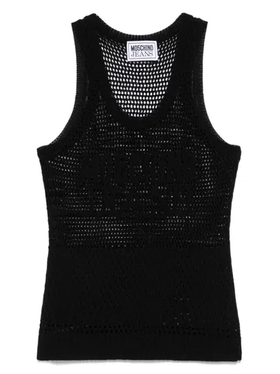 MOSCHINO OPEN-KNIT TOP