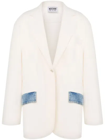 MOSCHINO SINGLE-BREASTED BLAZER
