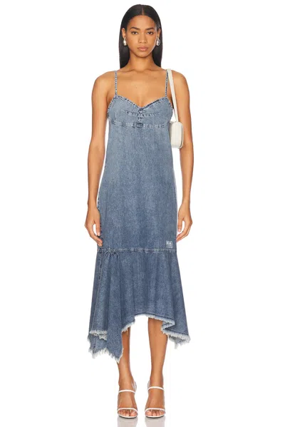 MOSCHINO SLEEVELESS DENIM DRESS