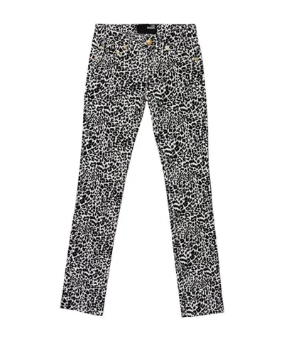 MOSCHINO LEOPARD PRINT JEANS