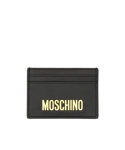 MOSCHINO LOGO CARD HOLDER