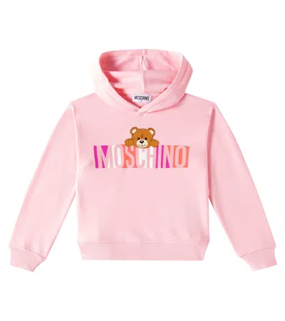 MOSCHINO LOGO COTTON HOODIE