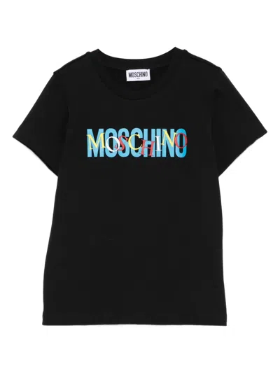 MOSCHINO LOGO-PRINT COTTON T-SHIRT