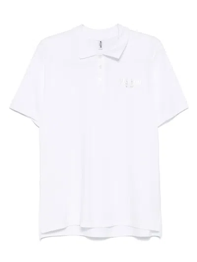 MOSCHINO LOGO-PRINT POLO SHIRT