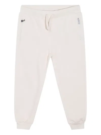 MOSCHINO LOGO-PRINT TRACK PANTS