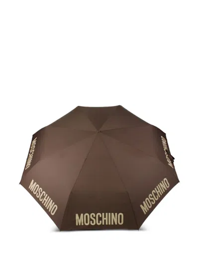 MOSCHINO LOGO-PRINT UMBRELLA
