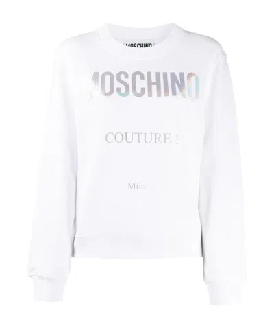 MOSCHINO LOGO PRINTED HOODIE