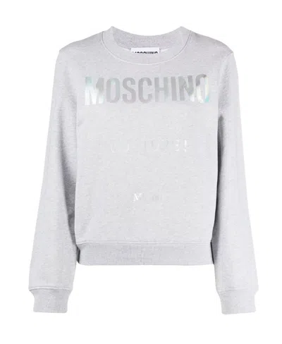 MOSCHINO LOGO PRINTED HOODIE