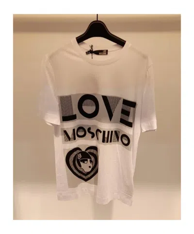 MOSCHINO LOGO PRINTED SHORT-SLEEVED T-SHIRT