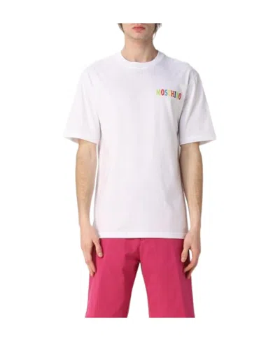 MOSCHINO LOGO PRINTED SHORT-SLEEVED T-SHIRT