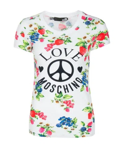 MOSCHINO LOGO PRINTED T-SHIRT