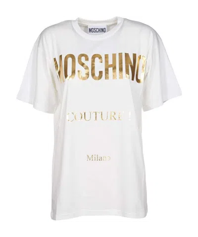 MOSCHINO LOGO PRINTED T-SHIRT