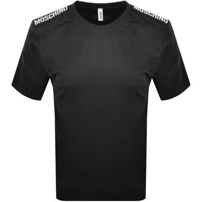MOSCHINO MOSCHINO LOGO T SHIRT BLACK