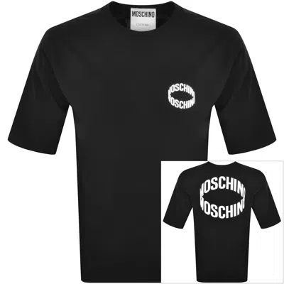 MOSCHINO MOSCHINO LOGO T SHIRT BLACK