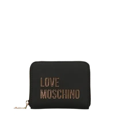MOSCHINO LOVE MOSCHINO LOGO-LETTERING ZIPPED WALLET