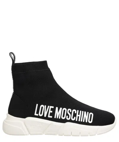 MOSCHINO LOVE MOSCHINO SNEAKER HIGH DAMEN JA15433G1IIZ6000 BLACK SCHWARZ LOGO SCHUHE