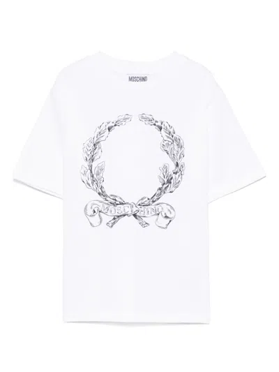 MOSCHINO MOTIF-PRINT T-SHIRT
