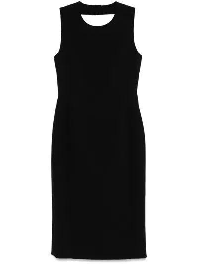 MOSCHINO OPEN-BACK MIDI DRESS