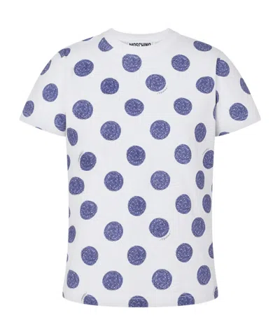 MOSCHINO POLKA DOT-PRINT T-SHIRT
