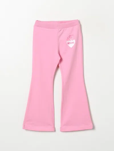 MOSCHINO PANTS MOSCHINO KIDS COLOR FUCHSIA