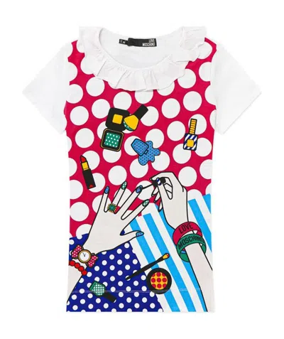 MOSCHINO PATTERN PRINTED T-SHIRT