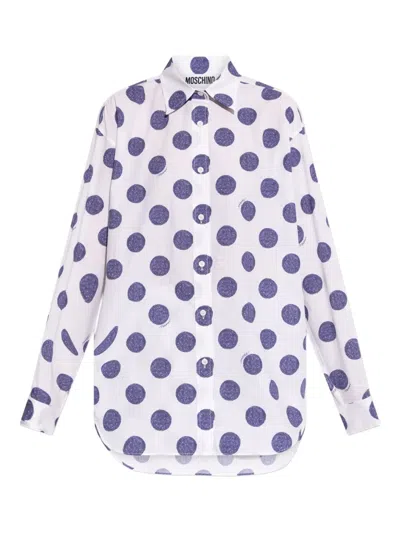 MOSCHINO PRINTED COTTON SHIRT