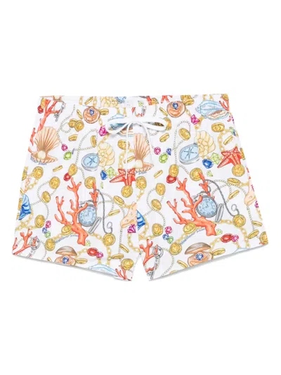MOSCHINO PRINTED SWIM SHORTS