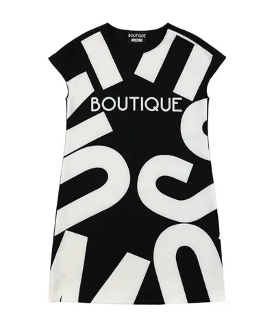 MOSCHINO PRINTED T-SHIRT DRESS
