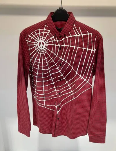 MOSCHINO PRINTING LONG-SLEEVED SHIRT