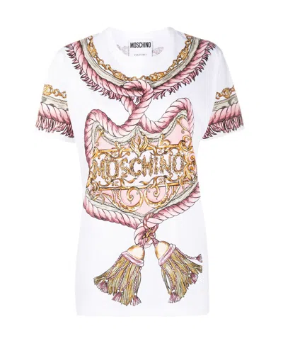 MOSCHINO ROPE PRINTED T-SHIRT