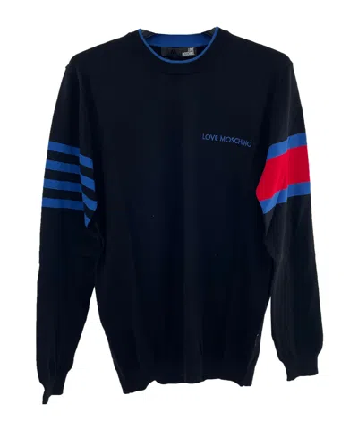 MOSCHINO ROUND-COLLAR AND LONG-SLEEVED SWEATER