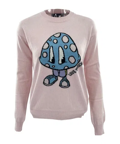 MOSCHINO ROUND-COLLAR AND LONG-SLEEVED SWEATER