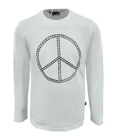 MOSCHINO ROUND COLLAR AND LONG-SLEEVED T-SHIRT