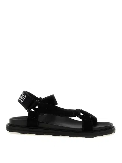 MOSCHINO SANDALIAS - NEGRO