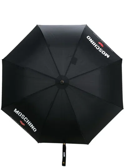 MOSCHINO SLOGAN-PRINT UMBRELLA