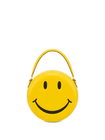 MOSCHINO SMILEY-FACE TOTE BAG